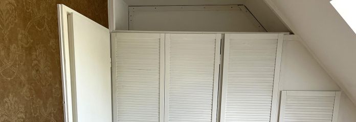 Einbauschrank im Schlafzimmer
