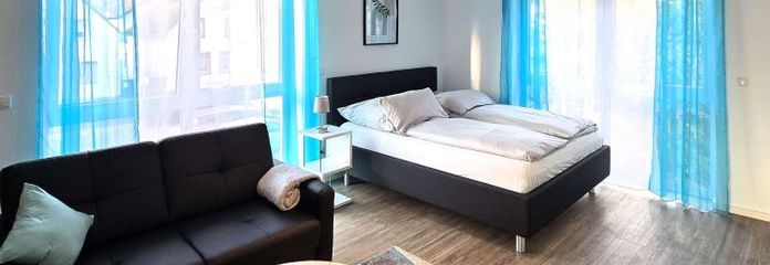 Schönes 1-Zimmer-Apartment für 2 Personen, möbliert & ausgestattet, zentral in Raunheim
