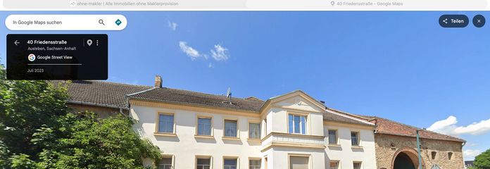 Voll vermietetes Mehrfamilienhaus | 3 WE + 6 Garagen | 11,14 % Rendite – Ansicht Straße