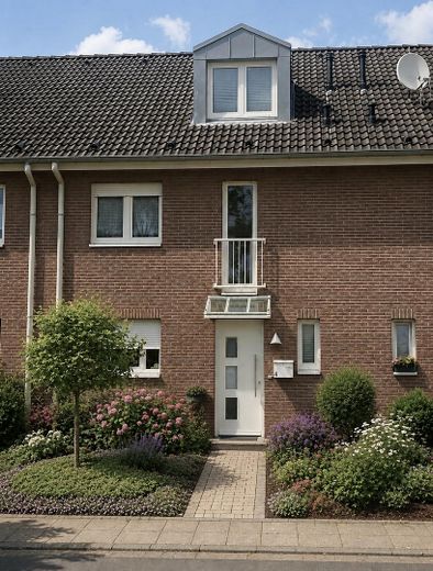 Tussenwoning met veel ruimte voor het gezin – Vorderansicht