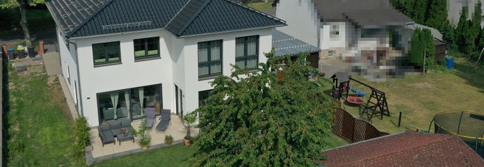 Gartenansicht Haus