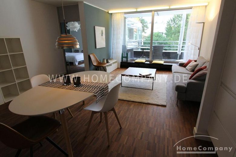 Top eingerichtete 2-Zimmer-Wohnung im denkmalgeschützten Midcentury-Gästehaus der Alexander-von-Humboldt-Stiftung im Bonner Villenviertel! – 49d889dcfb35066cb60a057a53f1f483f6cf68ac.jpg