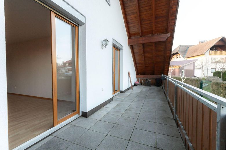 Appartement calme de 3 pièces avec cuisine équipée et balcon à Harpolingen/Bad Säckingen – Balkon