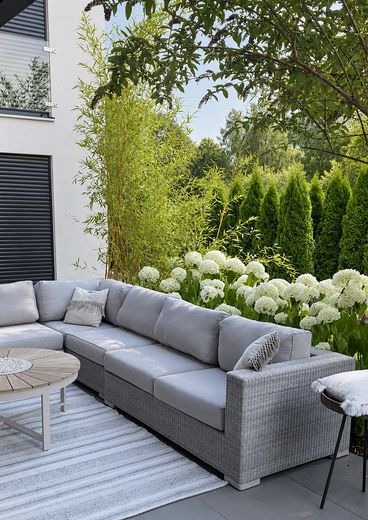 Casa unifamiliare progettata da un architetto con soleggiato orientamento sud-ovest – Terrasse