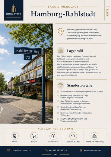 Wohn- & Geschäftshaus in Hamburg-Rahlstedt | 86.369 € IST-JNKM | Mietpotenzial – Foto 24