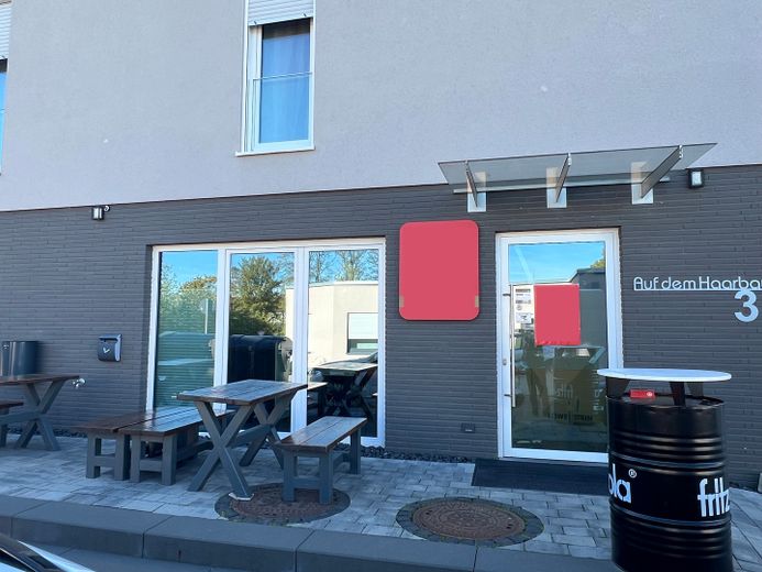 Attraktive Gewerbefläche im Neubau – ideal für Café, Weinbar oder Concept Store | 72 m² | Hünstetten – Terrasse