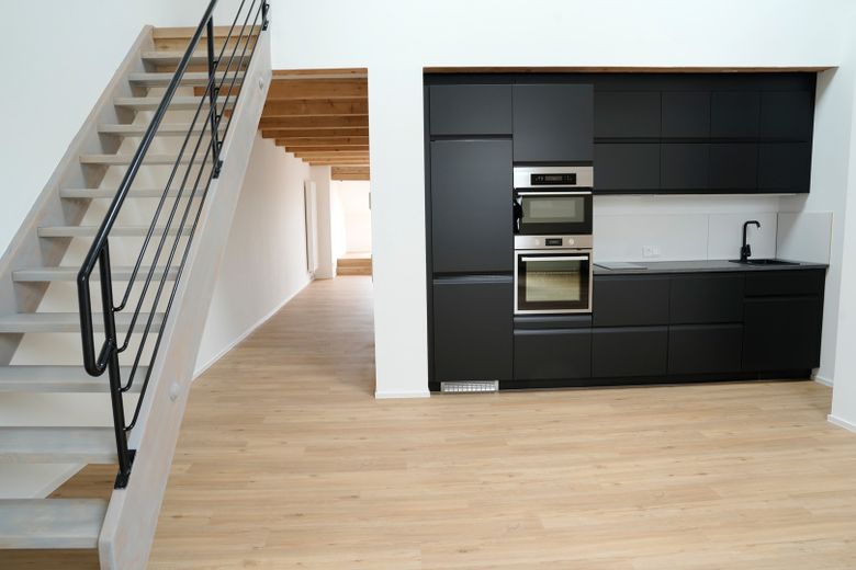 Maisonette-Wohnung (WE06), Kaiserstraße, ein Traum für Kenner und den besonderen Geschmack, ~ 115 m² – Einbauküche