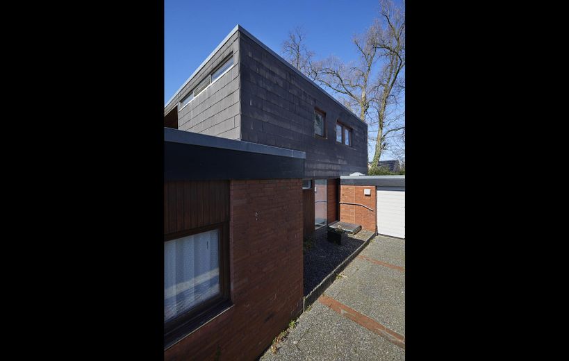 Architektenhaus in Hamburg Rissen – Eingang hinten
