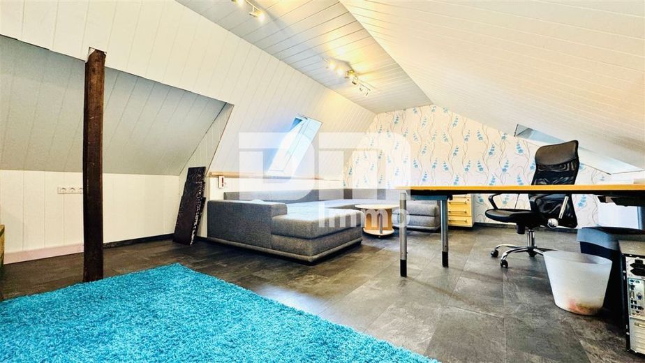 Vielseitiges Immobilien-Ensemble mit 2 modernisierten Haushälften + Carport und Garten/Terrasse – Haus 2 DG Ausgebauter Dachboden / Studio
