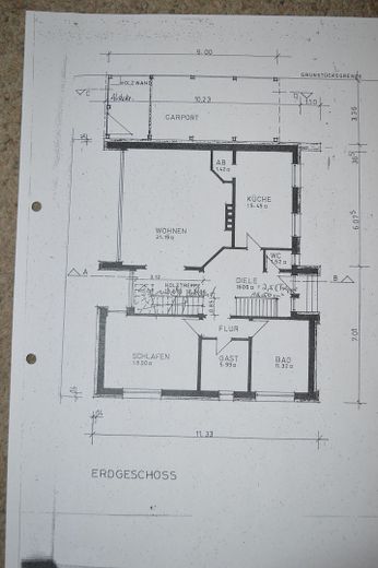 Grundriss EG/ Erdgeschoß