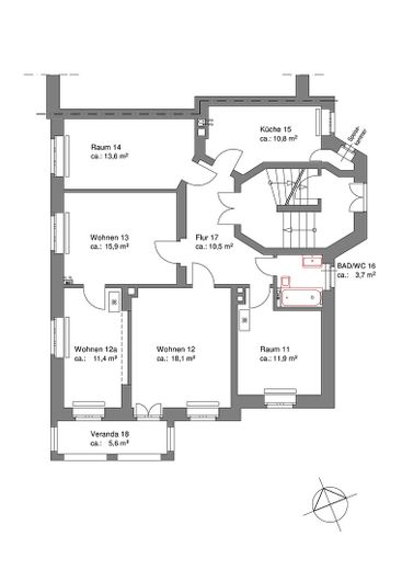 Meißen’de 5 odalı daire – Fotoğraf 7
