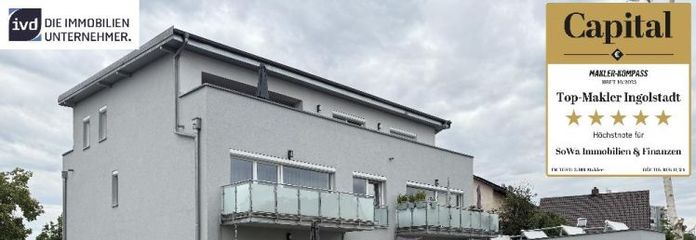 Moderne 3 Zimmer Wohnung mit Balkon und TG-Stellplatz in Neuburg - Zentrumsnah! - Ein Objekt von Ihrem Immobilienpartner SOWA Immobilien und Finanzen