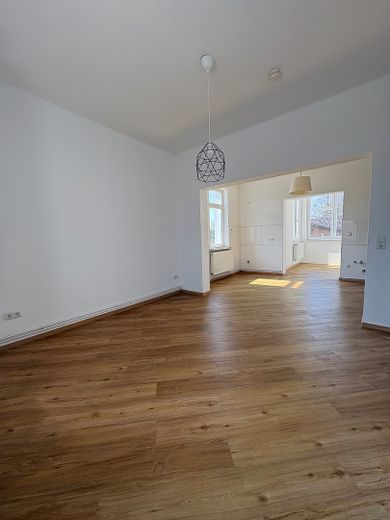 Geniş ve ulaşım bağlantıları iyi olan Bremerhaven-Lehe'de 3 odalı daire – Wohnbereich