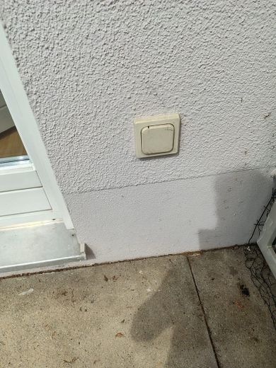 Stromanschluss Terrasse