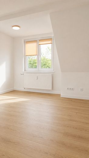 Schlafzimmer mit Vinyl