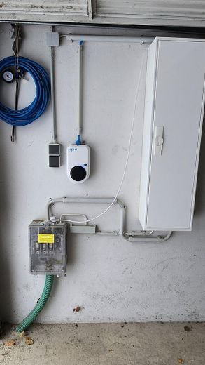 Wallbox und Stromanschluß