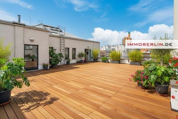 IMMOBERLIN.DE - Sensacional ático con galería y gran terraza soleada junto a Potsdamer Platz