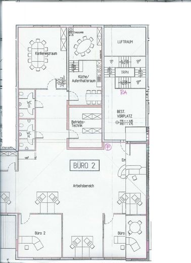 repräsentative Büro- und Praxisfläche – Grundriss Büro 2