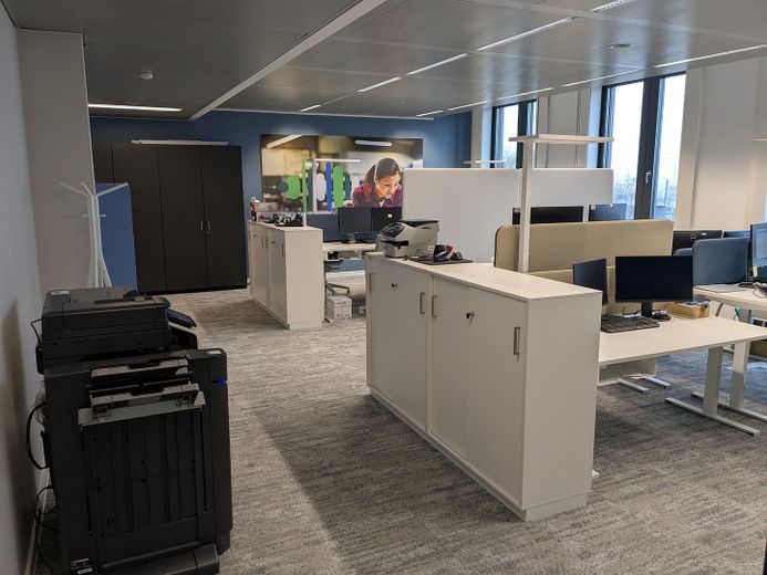 Westsite München*Moderne Bürofläche mit exzellenter Anbindung und Sichtbarkeit* – Hinterer open space Bereich