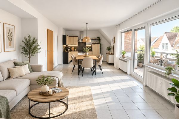 Über den Dächern von Langenfeld – 3 Zimmer mit Balkon & Einbauküche