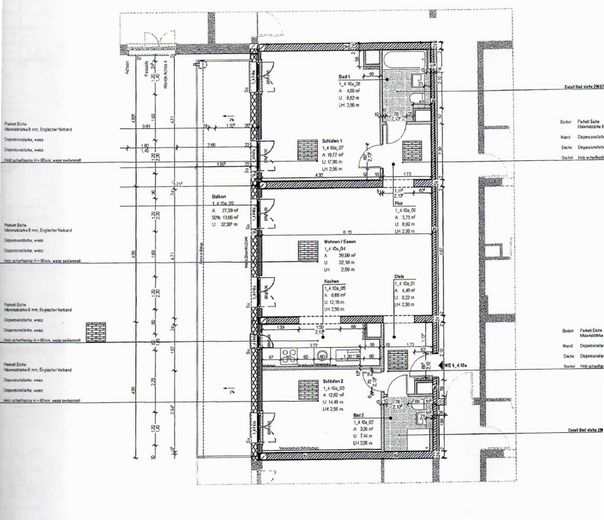 Ampio trilocale di nuova costruzione, libero e pronto per essere abitato, con spazioso balcone – Grundriss