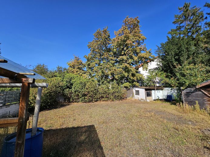 Familienfreundliches Einfamilienhaus mit großem Garten in Mannheim Gartenstadt – Garten