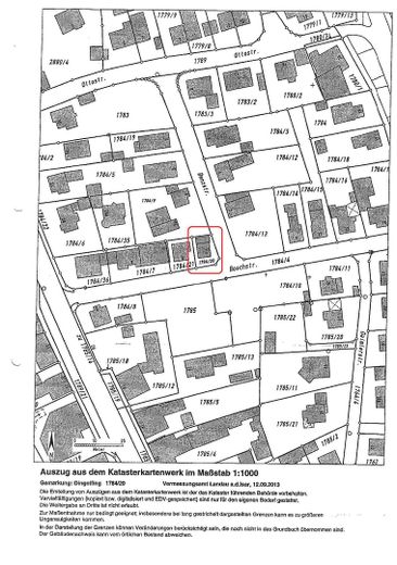 Amtl. Lageplan
