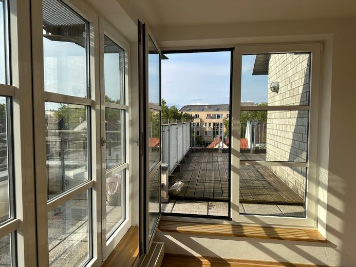 Blick auf die Terasse