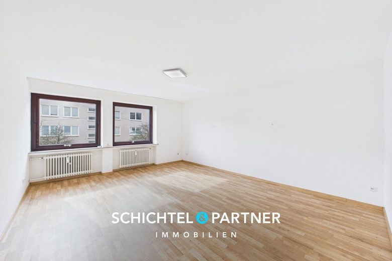 Lehe | Gepflegte 2-Zimmer-Wohnung mit Balkon in guter Lage &amp; Anbindung – S&amp;P | Wohnzimmer