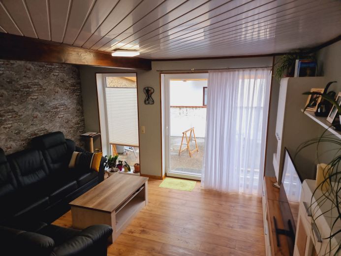 Stadthaus mit drei Ferienwohnung oder Monteuswohnung – Whg. 1 - Bereich Wohnzimmer