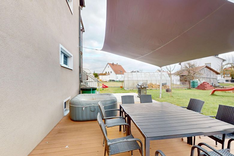 Terasse mit Garten