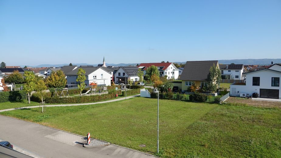 Blick Richtung Neubaugebiet