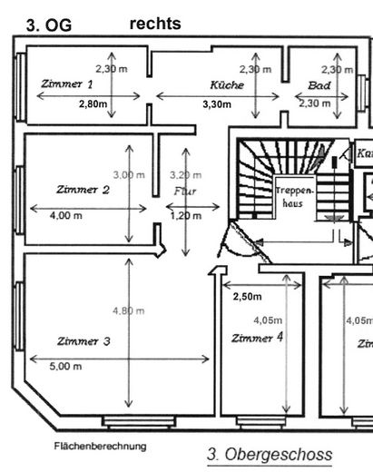 Charming 4-room apartment with kitchen and bathroom and a new fitted kitchen – Photo 11