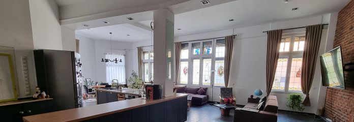 Wohnzimmer-Küche