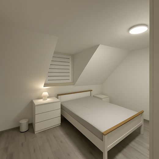 3-Zimmer-Maisonette mit Balkon – Schlafzimmer II