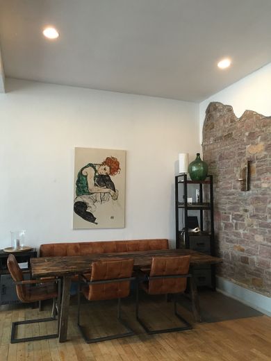 Air-conditioned, smart loft with charm – Essbereich