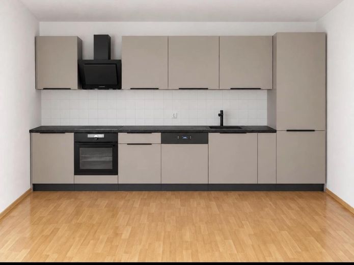 Moderno appartamento monolocale con balcone, cucina componibile e accesso senza gradini – Foto 5