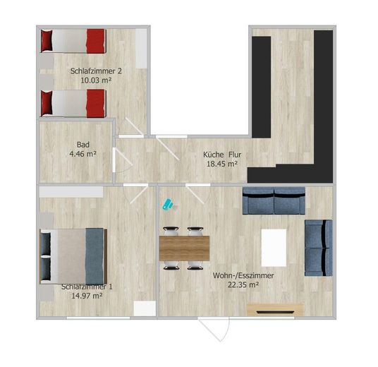 Grundriss (ohne Wintergarten)