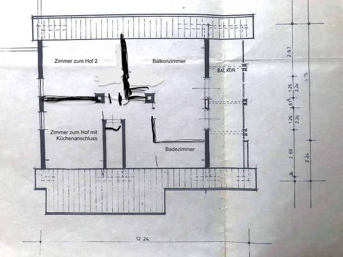 Casa unifamiliare con giardino e accesso privato al ruscello !! – Obergeschoss mit 3 Zimmern