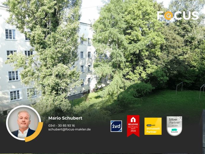 Eutritzsch- 2-Raum-Singlewohnung im Leipziger Norden in ruhiger, grüner und verkehrsgünstiger Lage – Foto 1