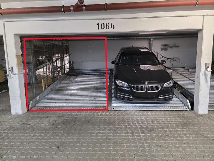 Sicherer Garagenstellplatz in Fürth Südstadt – oberer Duplex-Stellplatz mit Videoüberwachung – Stellplatz