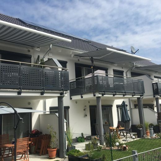 Maisonettewohnung in Amberg bei Buchloe – Ansicht Süd Wog. 1.OG Mitte