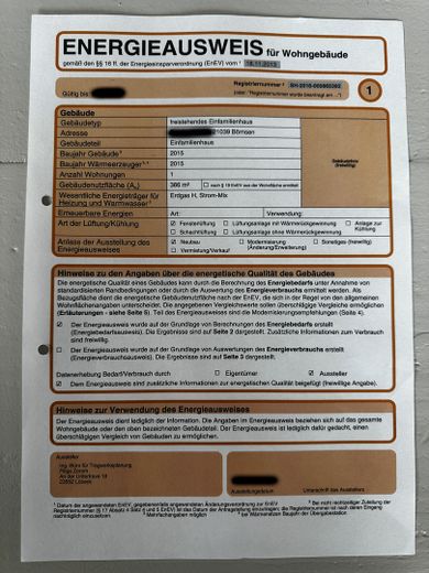 Energieausweis