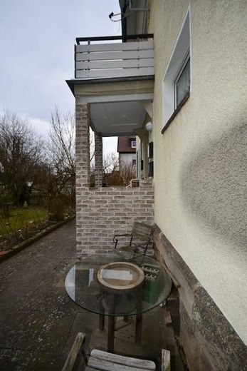 Sitzecke hinterm Eingang