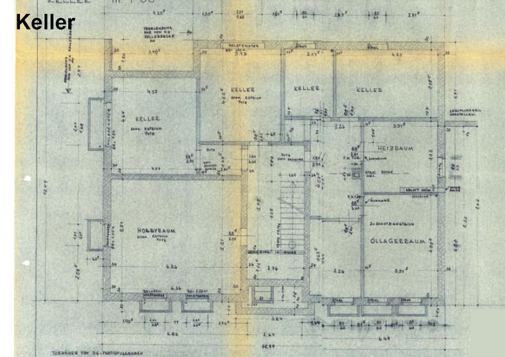 Keller Grundriss