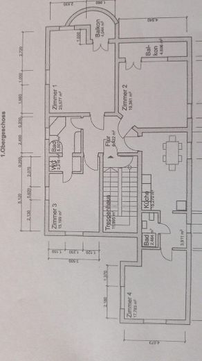 Grundriss der Wohnung