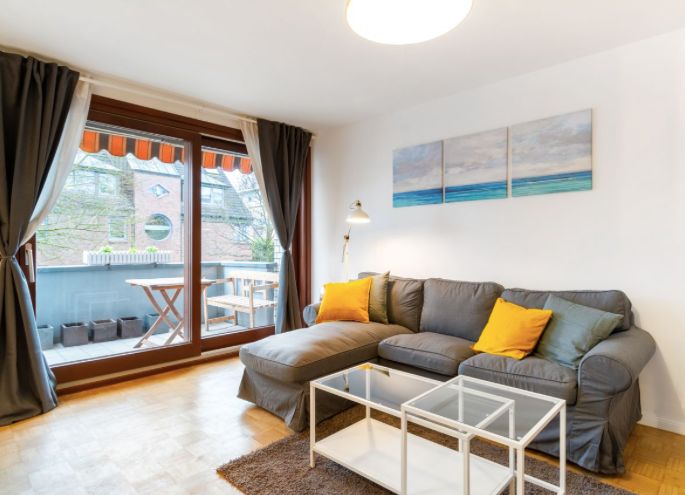 Möblierte 1-Zimmer Wohnung, modern, ruhig, gut angebunden HH-Fuhlsbüttel – Photo 16