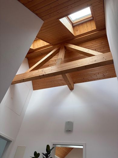 Well-maintained wooden house  200m², 8 rooms, 4 bathrooms and particularly energy-efficient building services – Photo 34
