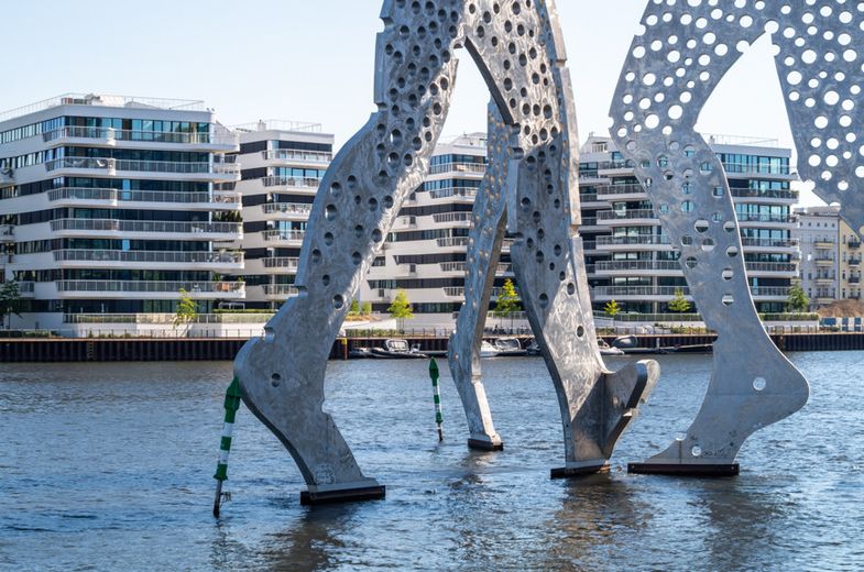 Luxuriöses Apartment an der Spree mit großer Sonnen-Dachterrasse – Außenansicht