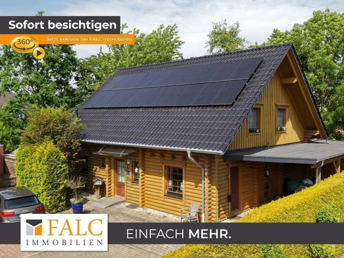 Appelhülsen-Skandynawski klimat spotyka nowoczesną technikę energetyczną - dom z bali o განსაკუთრnym charakterze – Zdjęcie 1